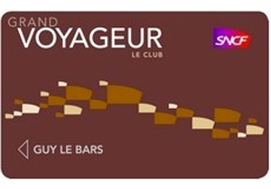 Carte Grand Voyageur SNCF