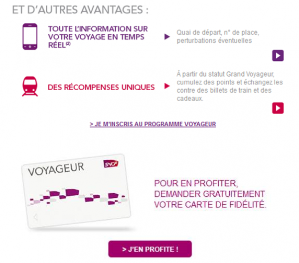 Carte Voyageur SNCF