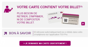 ajouter voyage carte voyageur sncf